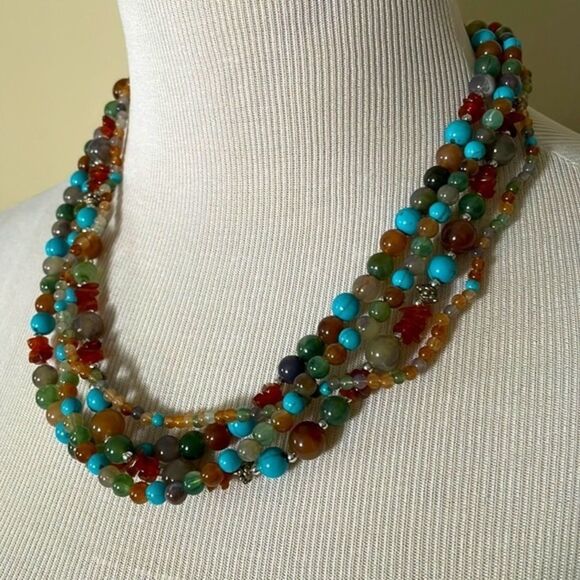 Beaded Carol Eva Graham NWT necklace​ - Picture 1 of 6